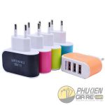 Củ sạc điện thoại 3 cổng USB 3.1A