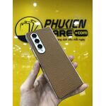 Miếng dán da Galaxy Z Fold 4 GUDA - Da Bò Vân Mil