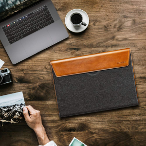 TÚI CHỐNG SỐC TOMTOC PREMIUM LEATHER CHO MACBOOK PRO 13 NEW/ MACBOOK AIR 13 2018 H15-C02Y TÚI CHỐNG SỐC TOMTOC PREMIUM LEATHER CHO MACBOOK PRO 13 NEW/ MACBOOK AIR 13 2018 H15-C02Y