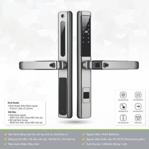 Khóa thông minh Kassler KL-599 LX GRAY