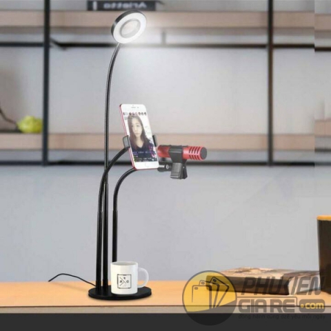Bộ Gia đỡ điện Thoại Hỗ Trợ Livestream 3 Trong 1